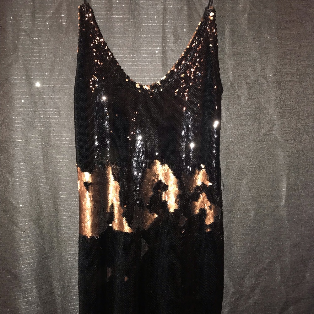 Free people sequin mini dress size med